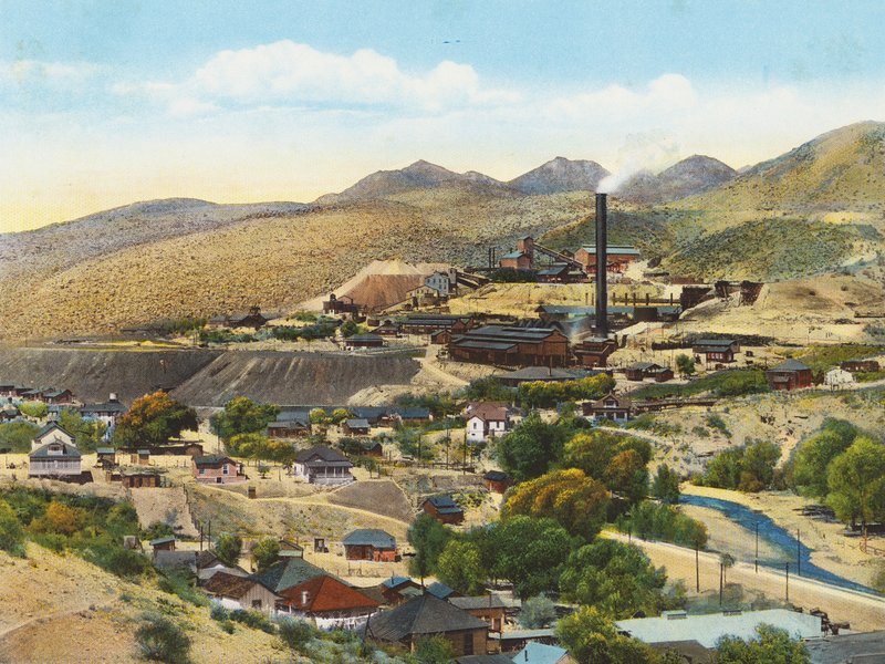 Old Dominion Mine and Smelter, Globe, Arizona (kleurenfoto) door American Photographer