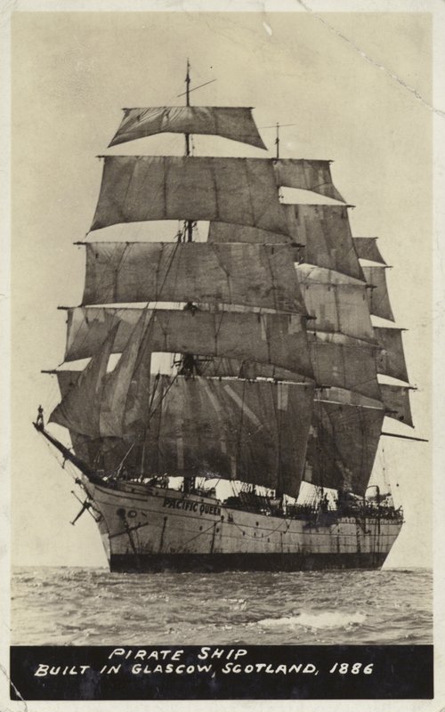 Piraten schip, gebouwd in Glasgow, Schotland, 1886 door American Photographer