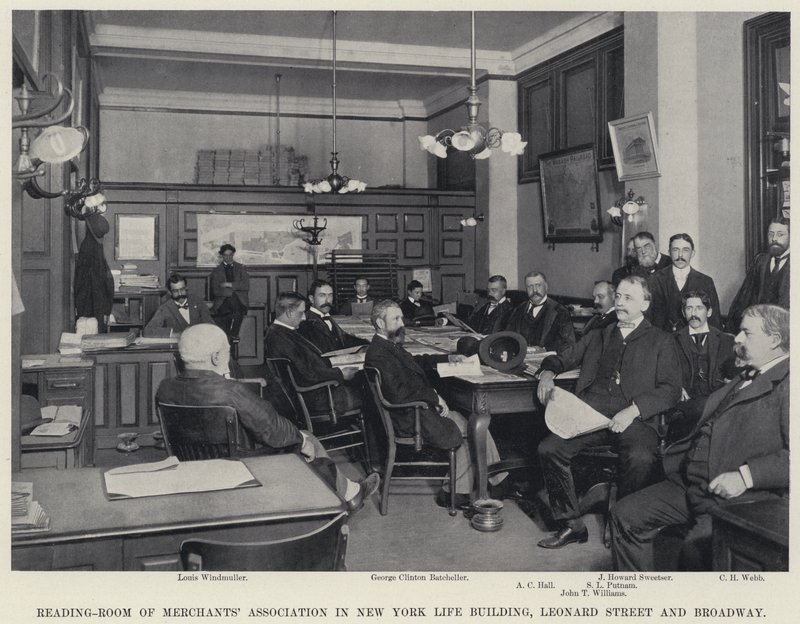 Leeszaal van de Merchants