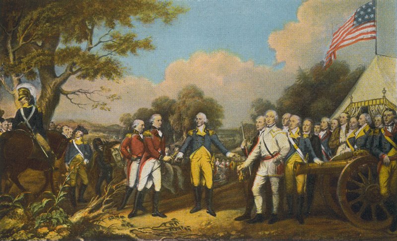 Overgave van Burgoyne, Saratoga door American Photographer