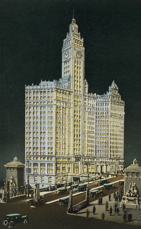 The Wrigley Building, Zuid en Noord Sectie, 