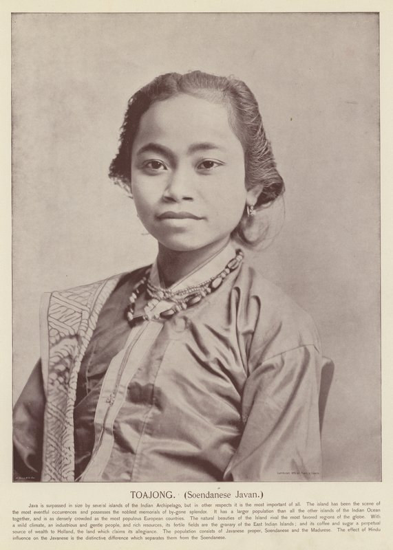 Toajong, Soendanees Javaan door American Photographer