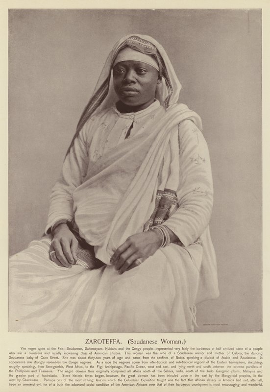 Zaroteffa, Soedanese vrouw door American Photographer