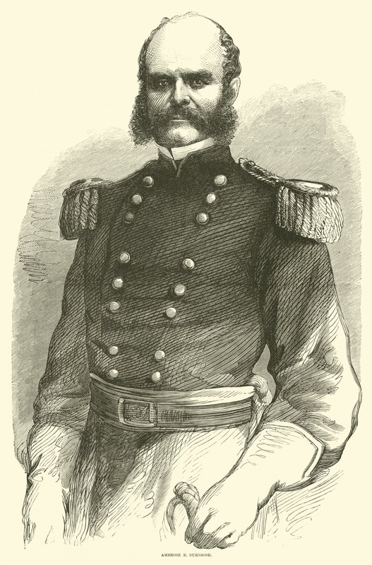 Ambrose E Burnside, november 1862 door American School