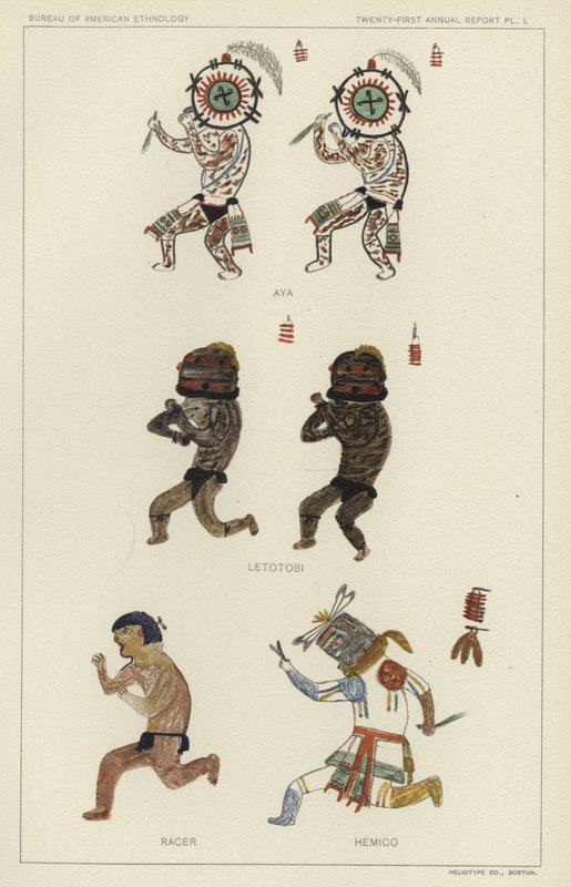 Aya, Letotobi, Racer, Hemico (kleurenlitho) door American School