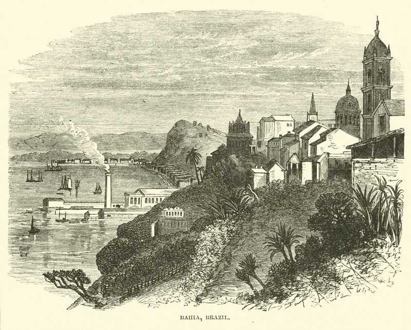 Bahia, Brazilië, juli 1862 door American School