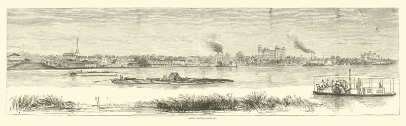 Baton Rouge, Louisiana, augustus 1862 door American School
