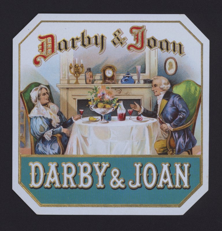 Darby en Joan, sigarettenlabel door American School