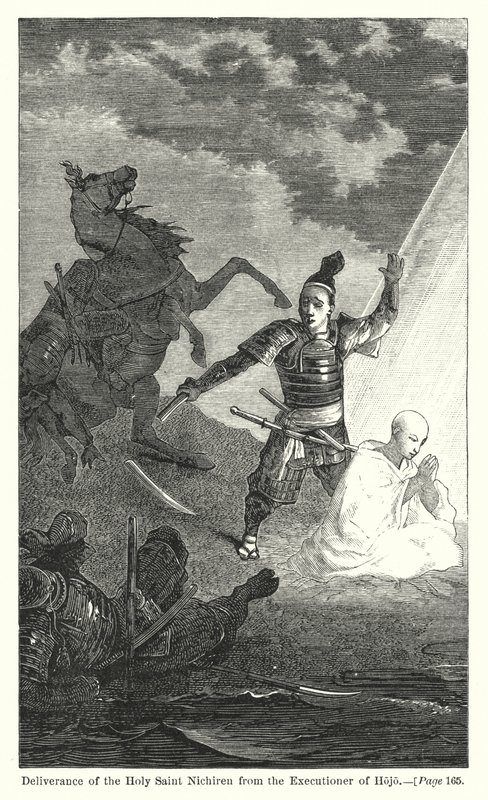 Bevrijding van de Heilige Sint Nichiren van de Beul van Hojo door American School