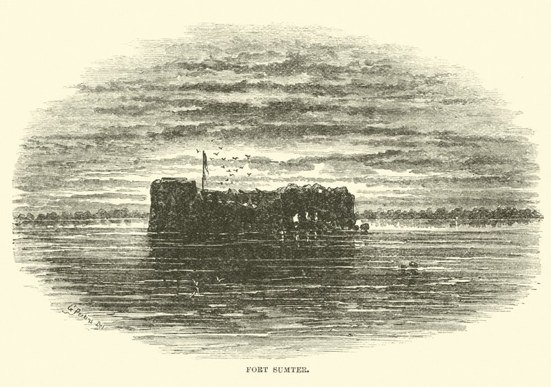 Fort Sumter, mei 1862 door American School