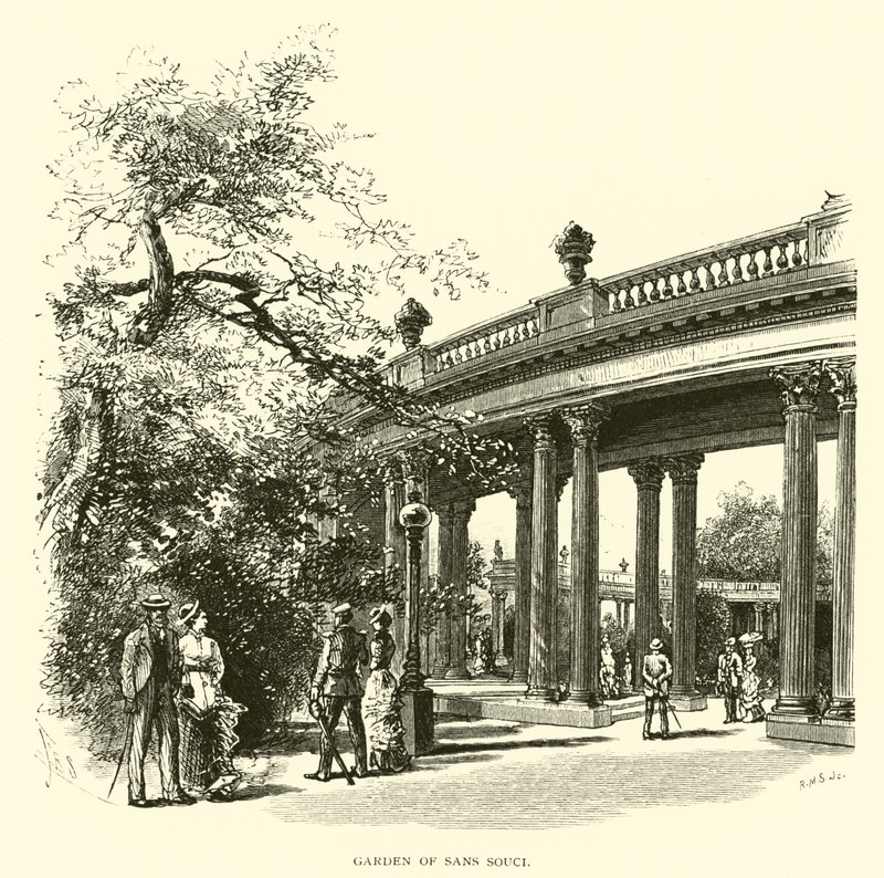 Tuin van Sanssouci door American School