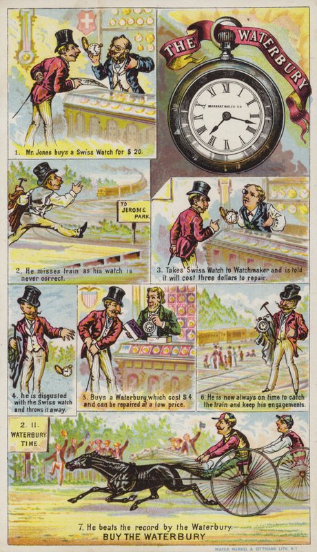 Heer koopt horloge door American School