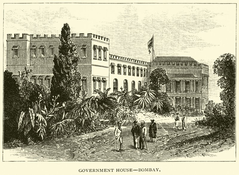 Regeringsgebouw, Bombay door American School