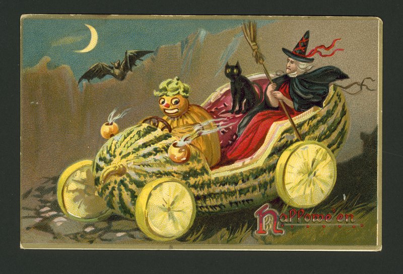 Halloween wenskaart door American School