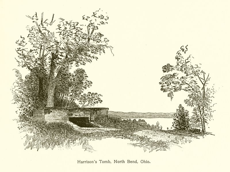 Graf van Harrison, North Bend, Ohio door American School