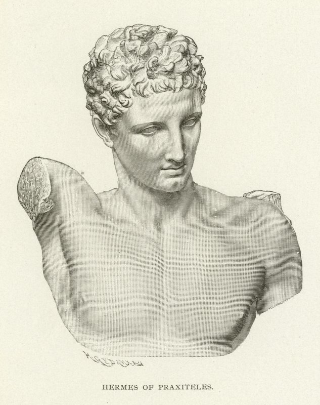 Hermes van Praxiteles door American School
