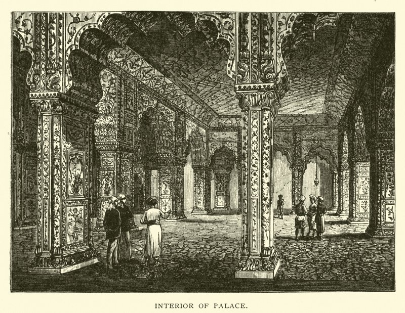Interieur van het Paleis door American School
