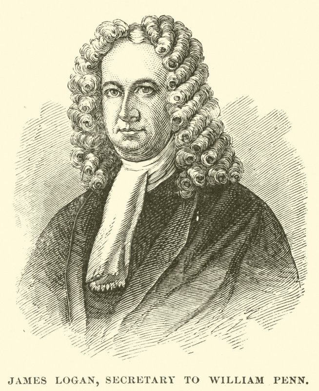 James Logan, Secretaris van William Penn door American School