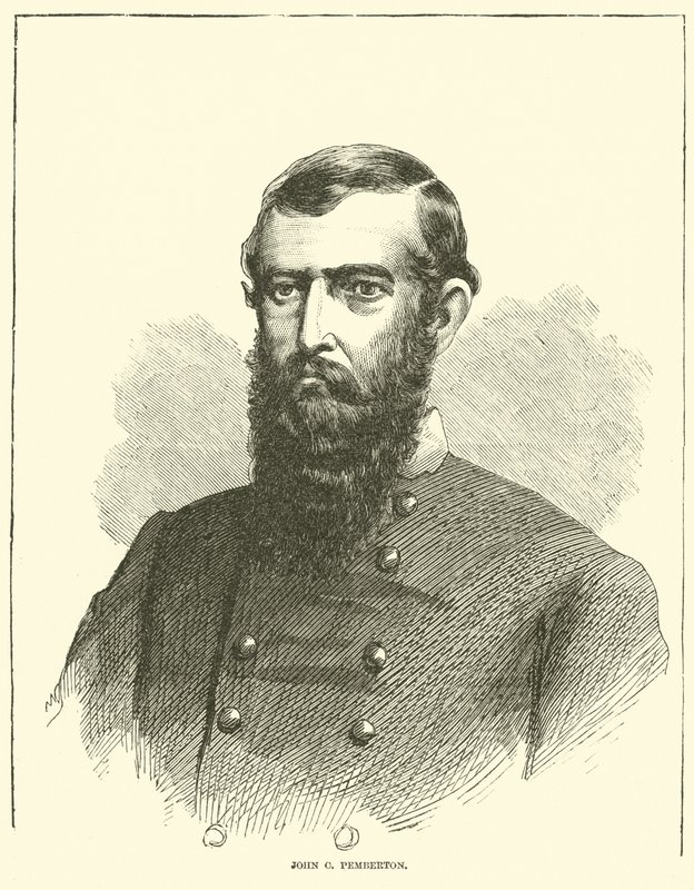 John C Pemberton, mei 1863 door American School
