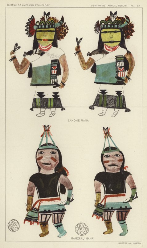 Lakone Mana, Mamzrau Mana (kleurenlitho) door American School