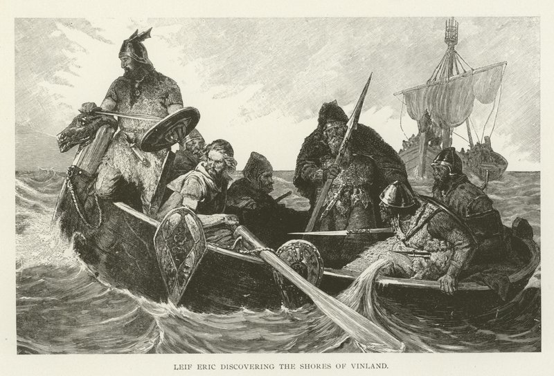 Leif Eric ontdekt de kusten van Vinland door American School