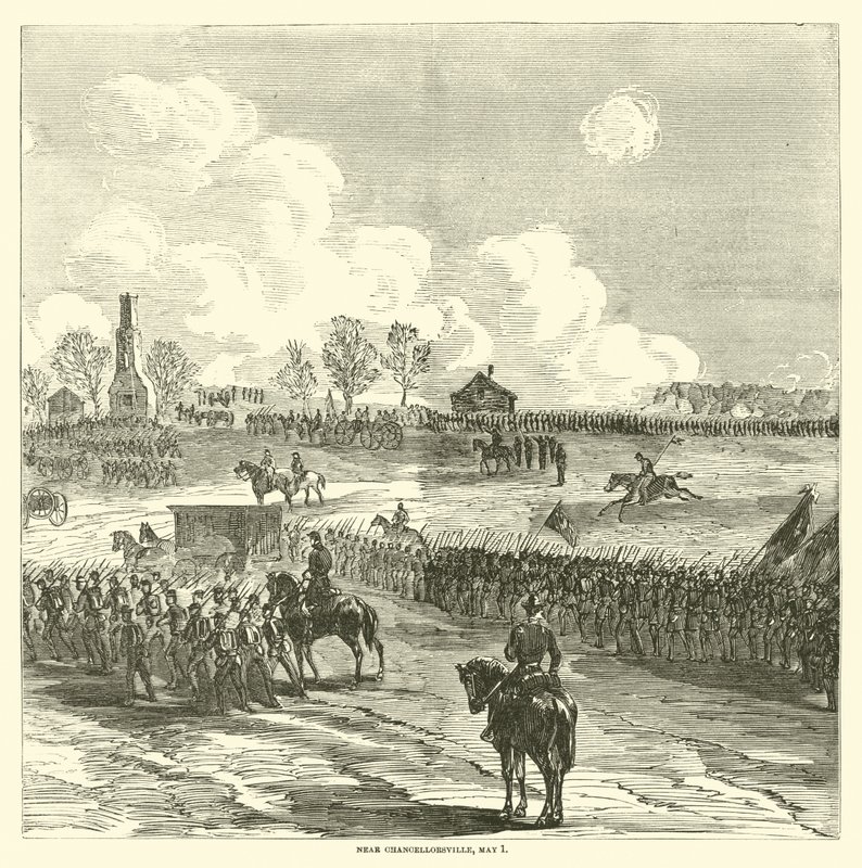 Bij Chancellorsville, 1 mei door American School