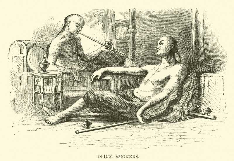 Opiumrokers door American School
