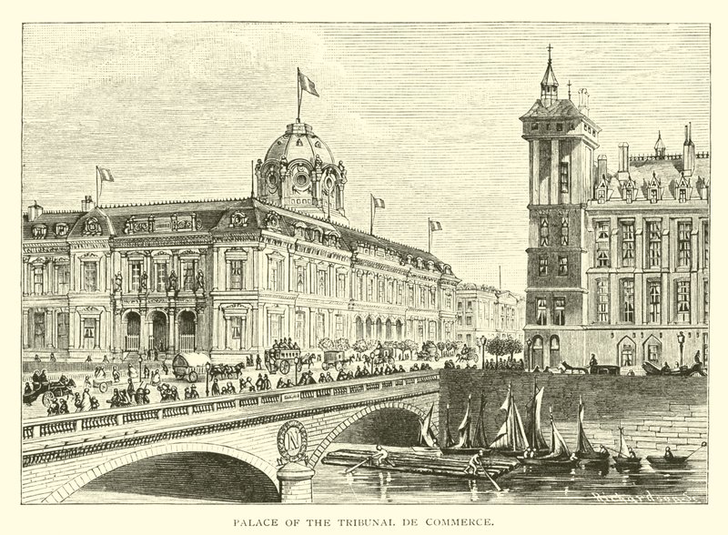 Paleis van het Tribunal de Commerce door American School