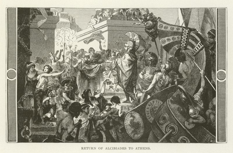 Terugkeer van Alcibiades naar Athene door American School