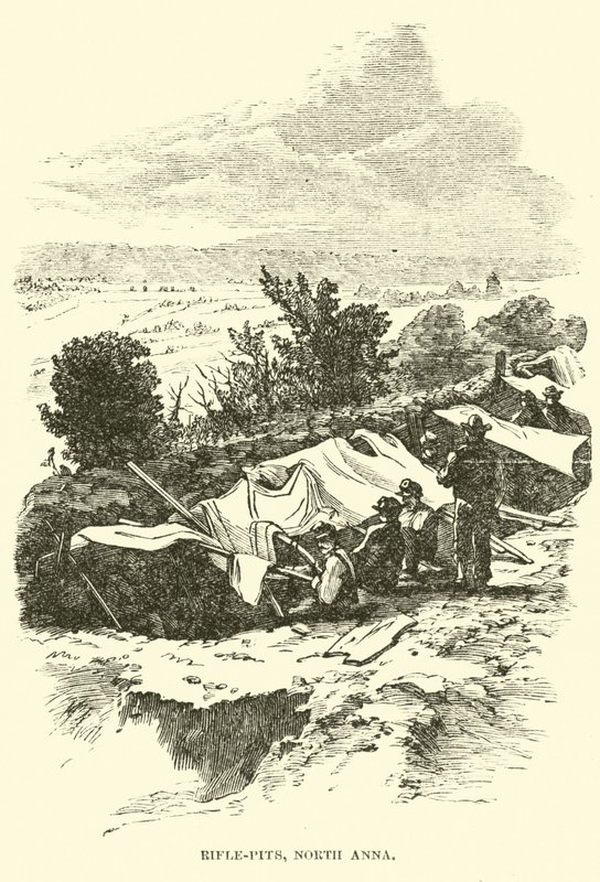Schuttersputten, North Anna, mei 1864 door American School