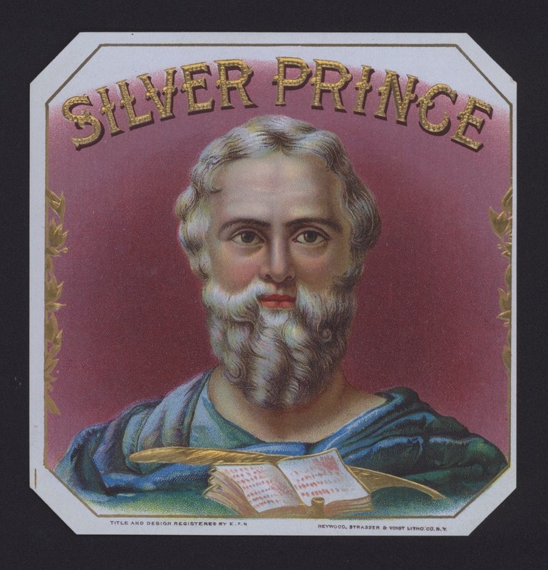 Silver Prince, sigarenlabel door American School