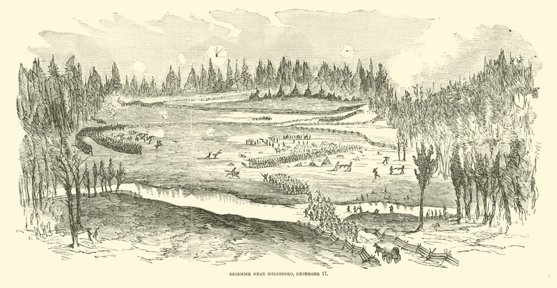 Schermutseling nabij Goldsboro, 17 december, december 1862 door American School