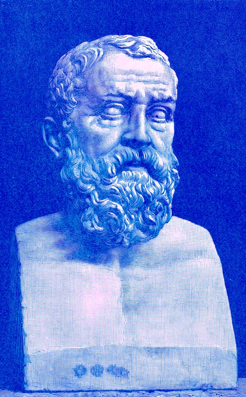 Solon, illustratie uit History of Greece door Victor Duruy, gepubliceerd 1890 door American School