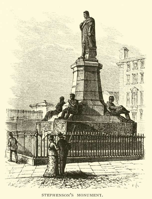 Stephensons Monument door American School