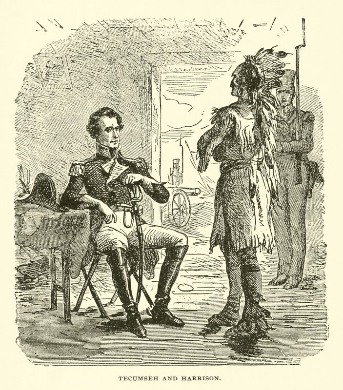 Tecumseh en Harrison door American School
