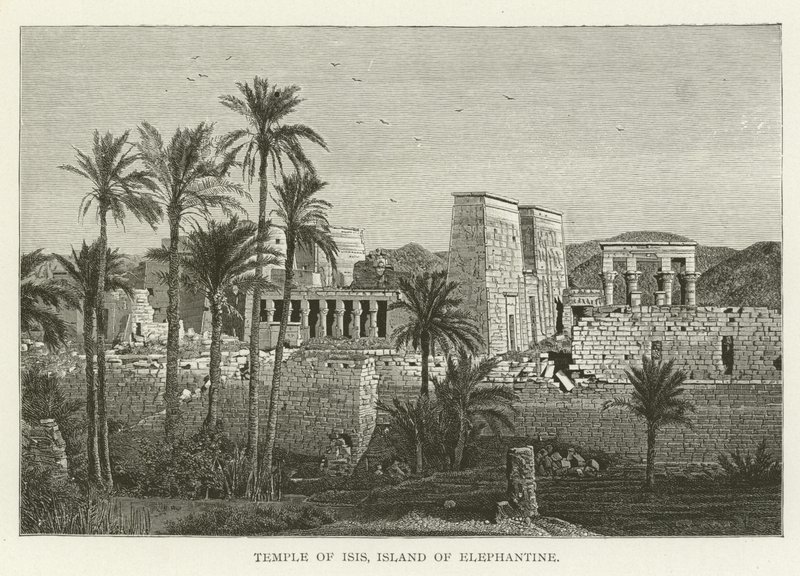 Tempel van Isis, eiland Elephantine door American School