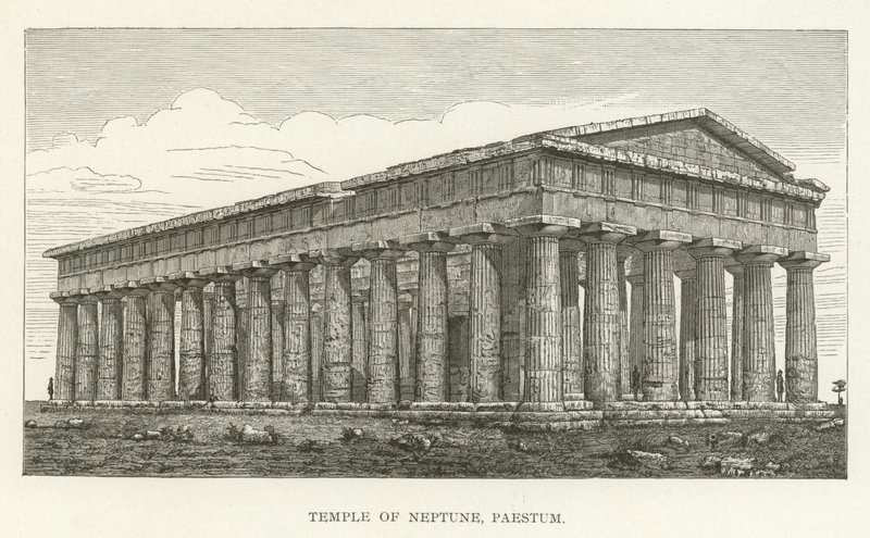 Tempel van Neptunus, Paestum door American School