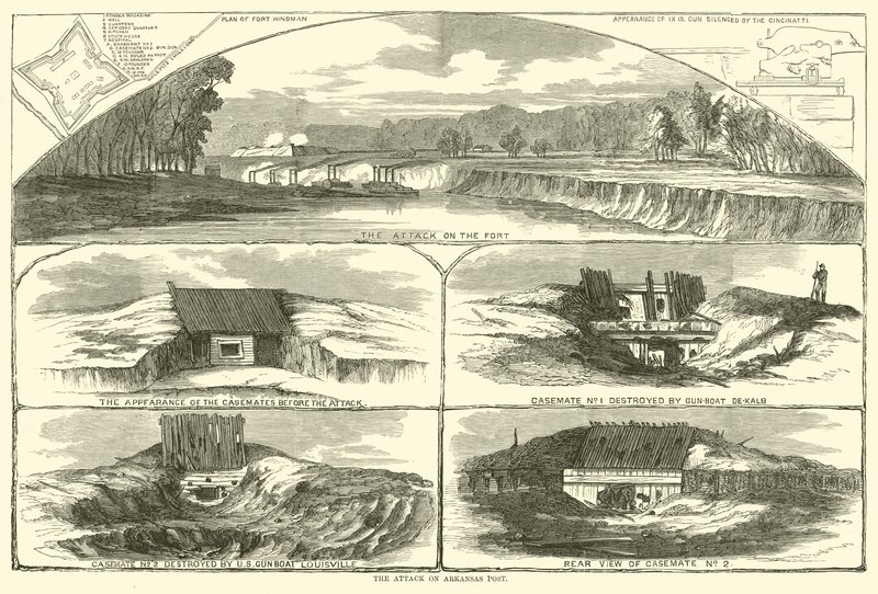 De aanval op Arkansas Post, januari 1863 door American School