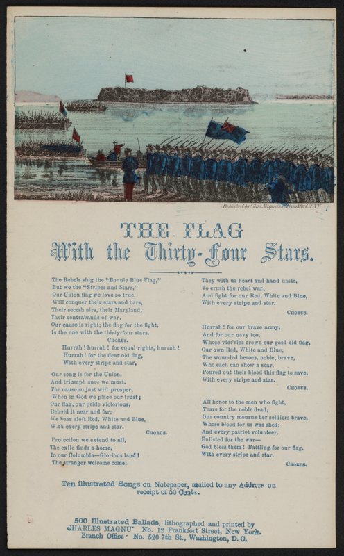 De vlag met de vierendertig sterren door American School