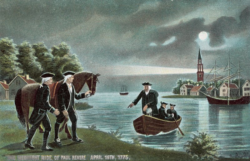 De middernachtelijke rit van Paul Revere door American School