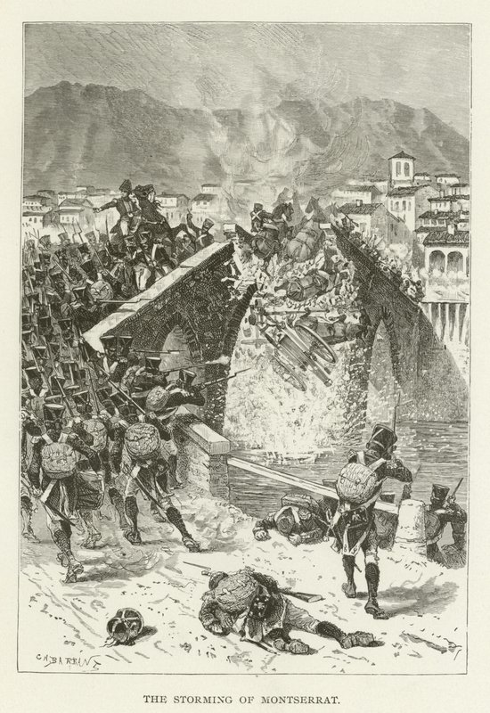 De bestorming van Montserrat door American School