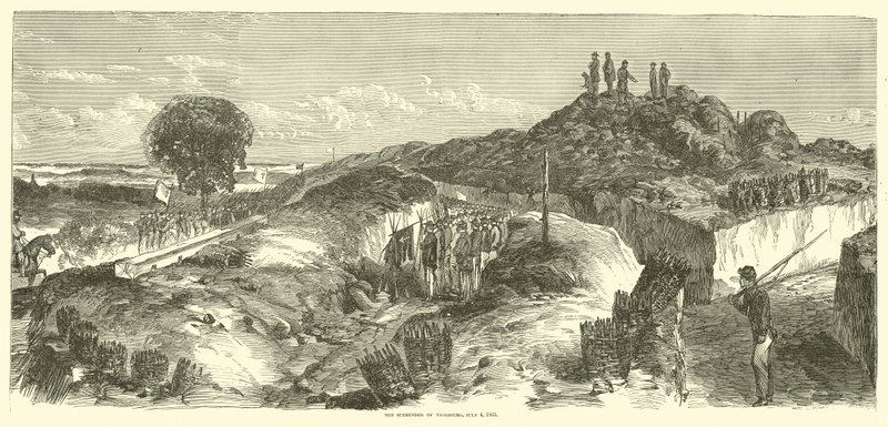 De overgave van Vicksburg, 4 juli 1863 door American School