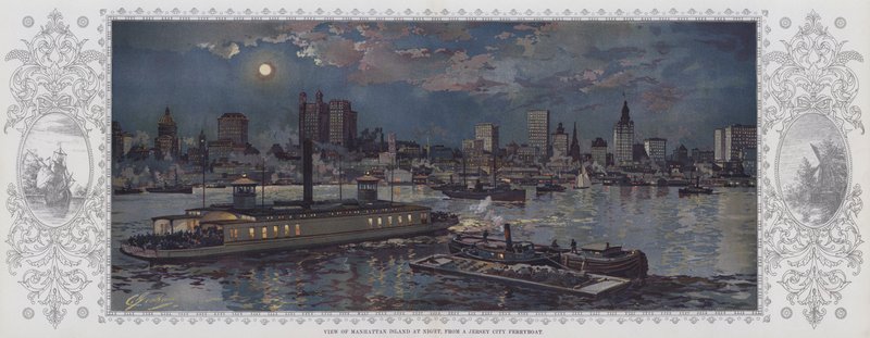 Uitzicht op Manhattan Island 