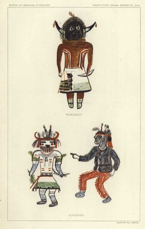 Wukokoti, Kohonino (kleurenlitho) door American School