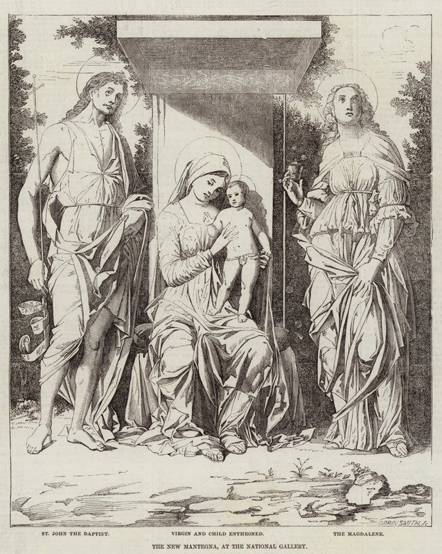 De nieuwe Mantegna, in de National Gallery door Andrea Mantegna