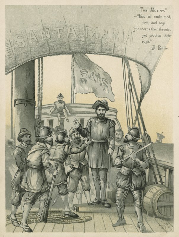 Muiterij aan boord van Columbus