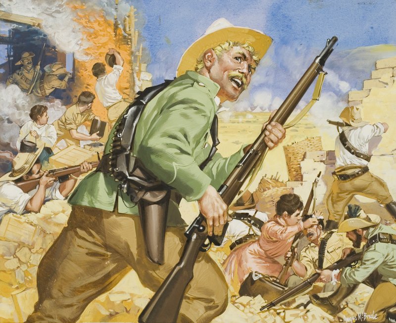 Siege of Mafeking door Angus McBride
