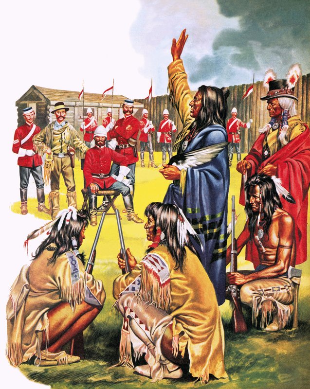 Verhalen van de Canadese Mounties: De lange mars door Angus McBride