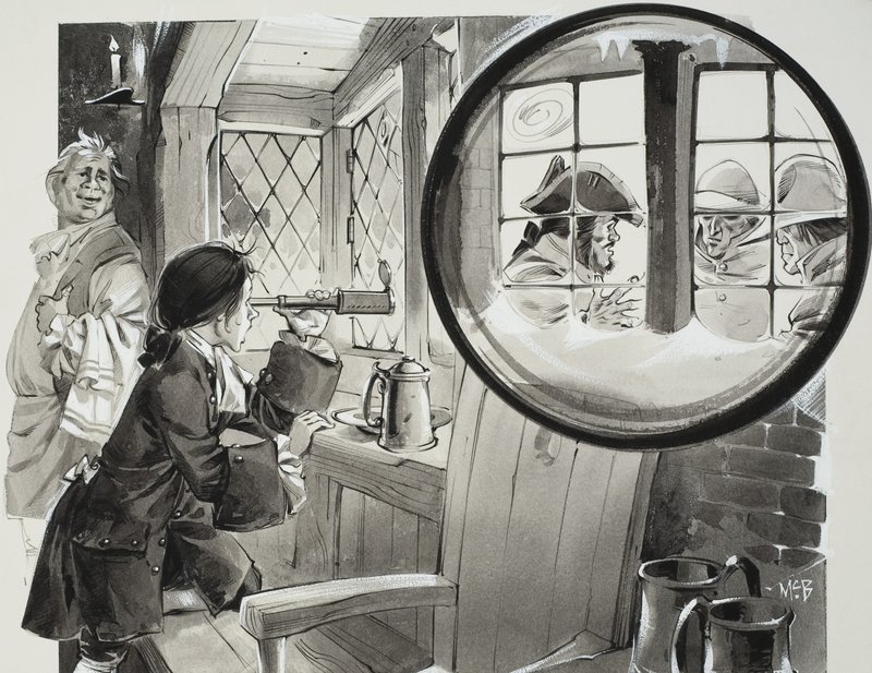 Door de telescoop door Angus McBride