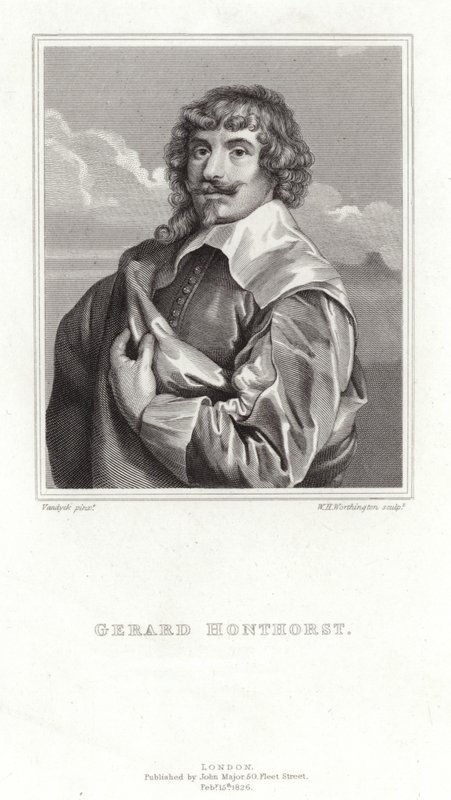 Gerard van Honthorst door Anthony van Dyck